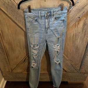 American Eagle highest rise jegging